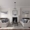 Ekena Millwork Ribbon with Bow Medallion (Canopies up to 7 1/2"), 12 1/4"OD x 7 1/2"ID x 7/8"P, Stone Hearth CM12RISHC - alternate 3